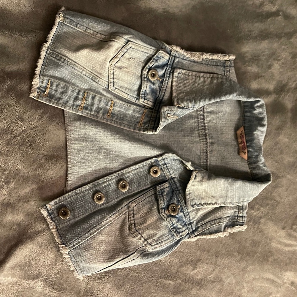 Jean crop jacket
